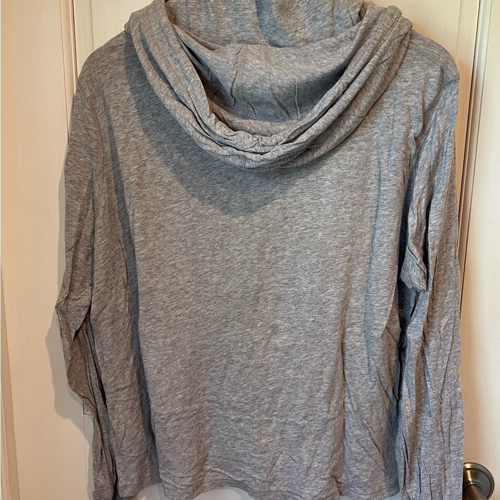 Calvin Klein Gray Women’s XL Hoodie w/Turtle Neck - Picture 4 of 4